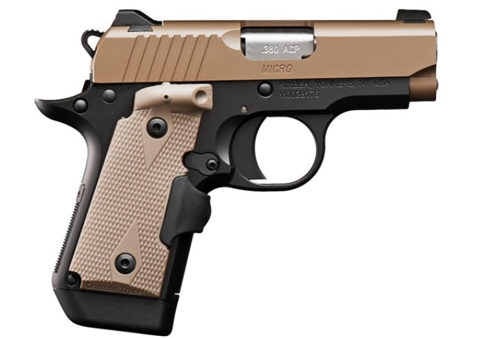 KIMBER MICRO DESERT TAN LGNS MICRO 380 .380 ACP 2.75IN BARREL 7RD 3300209 - 556 Black Friday Promotion